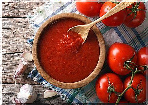 Healthy sauces contain tomatoes