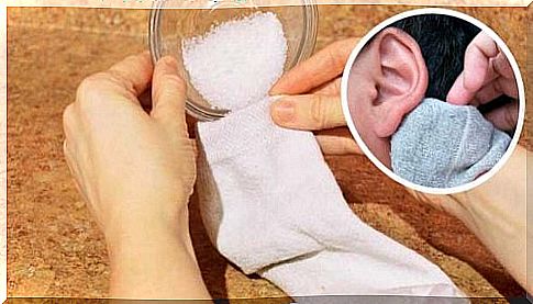 Getting water out of your ears using the salt method.