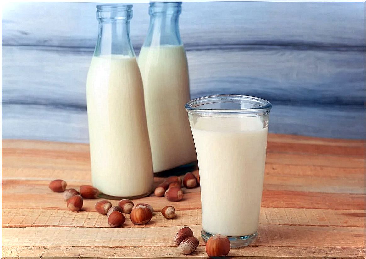 Almond milk consumption