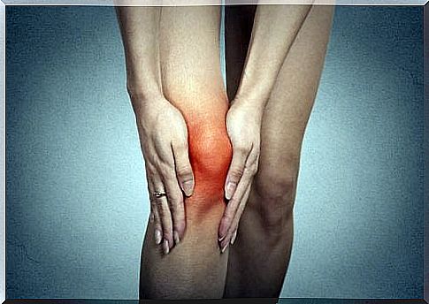 Woman with bursitis