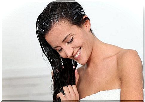 Coconut oil hair treatment