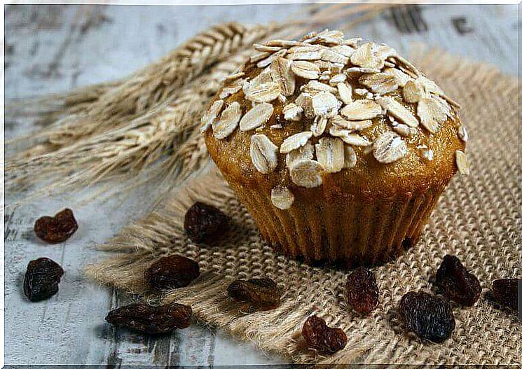 Gluten- and lactose-free oat muffins