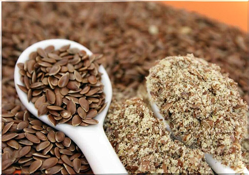 high fiber foods: flaxseed