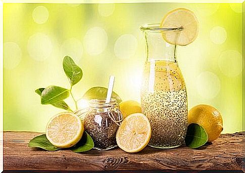 Lose weight with lemon, ginger and chia seeds