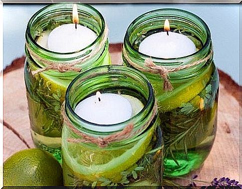 Make aromatic candles against insects yourself