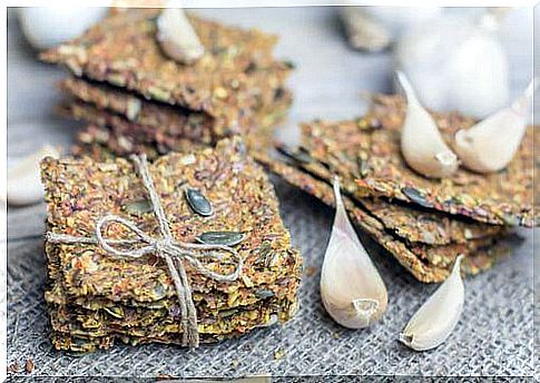 Recipe for crackers: gluten-free and lactose-free