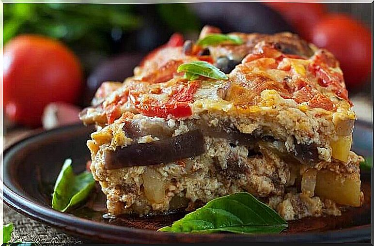 Delicious moussaka