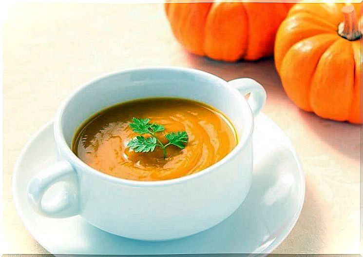 Pumpkin soup recipe for a wedding in the heart